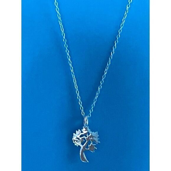 AQ# Sterling 925 Silver “ Tree of Life” Pendant & 18” Chain - Picture 3 of 9